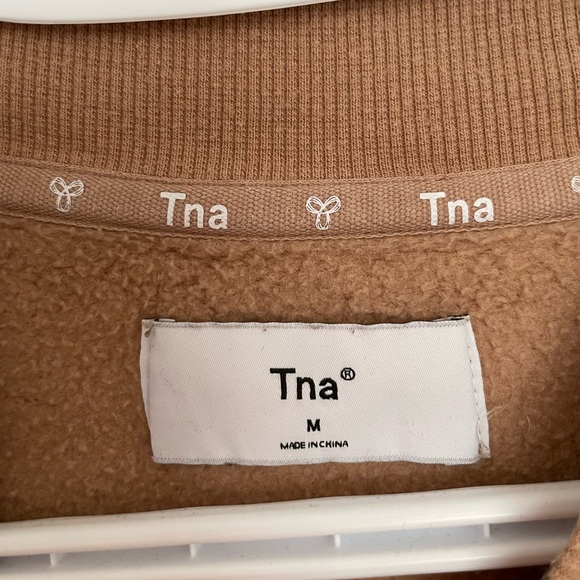 TNA fleece cropped sweater - Picture 2 of 2